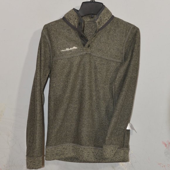 Eddie Bauer Men’s Radiator Quarter Pullover Charcoal - Picture 3 of 4